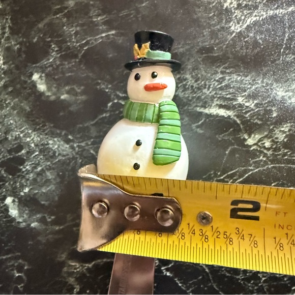 Snowman Earthenware Plate Christmas Cutouts Dish / Plate & Spread Knife - Picture 12 of 13